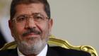 Ousted Egyptian president Mohammad Mursi following the annoucement of armed forces chief General Abdel Fattah al-Sisi. (File photo: Reuters)