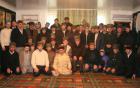 Shaykh Said Afandi al-Chirkawi ad-Dagestani with a group of his murids in village Chirkey, Dagestan