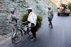 US Troops patrol the streets in Afghanistan's Wardak province (Photo: The US Army/ Flickr)